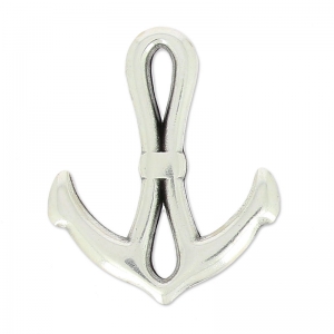 Separatore ancora mm.23x19 Placcatura argento antico x1