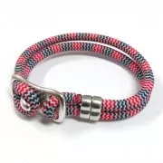 Poussoir double pour cordon 5 mm 13x8 mm Dorato con oro fino x1