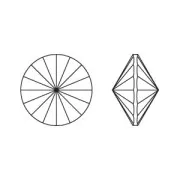 Cabochon PureCrystal 1122 Rivoli mm. 14 Emerald Custom Pastel x1