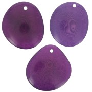 Fetta sottile di Tagua 25-35 mm Viola x1