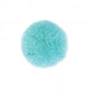 Pompon rotondo sintetico 2 cm Aqua Blue x1