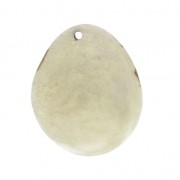 Fine tranche de Tagua 35-50 mm Naturale x 1|raw }}
