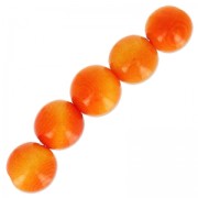 Perle di Tagua 5 mm Arancione x 8|raw }}