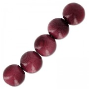 Perle di Tagua 5 mm Bordeaux x 8|raw }}