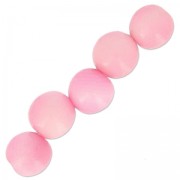 Perle di Tagua 5 mm Rosa x 8|raw }}