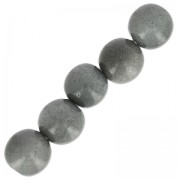 Perle di Tagua 5 mm Grigio x 8|raw }}
