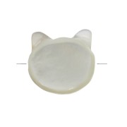 Perla testa di gatto Madreperla 10 mm Black Iris x1