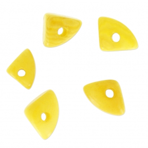 Chips di Tagua 10 mm Giallo x 5