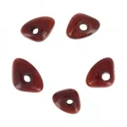 Chips de Tagua 10 mm Bordeaux x 5