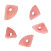 Chips di Tagua 10 mm Rosa x 5|raw }}