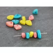 Chips di Tagua 10 mm Rosa x 5