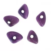 Chips de Tagua 10 mm Violet x 5