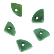 Chips di Tagua 10 mm Verde Pino x 5|raw }}