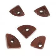 Chips di Tagua 10 mm Marrone x 5