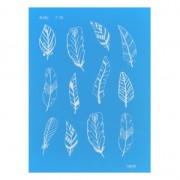 Silk Screen Moiko 74x105 mm - Motivo piume 7.09|raw }}