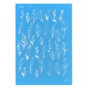 Silk Screen Moiko 74x105 mm - Motivo piccole piume 7.10