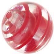 Tonda Murano mm. 12 zigrinata Rouge x1