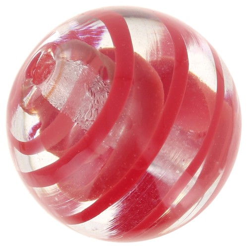 Tonda Murano mm. 12 zigrinata Rouge x1