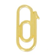 Separatore Trombone 21 mm dorato con oro fino x1