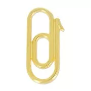 Separatore Trombone 21 mm dorato con oro fino x1