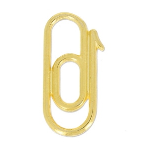 Separatore Trombone 21 mm dorato con oro fino x1