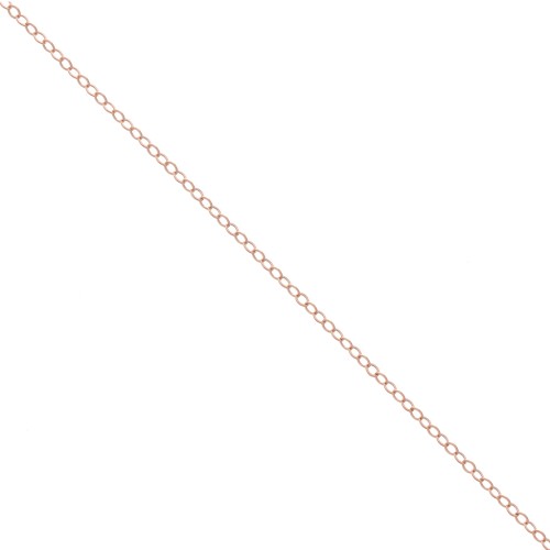 Catena maglia Forçat mm. 1,6 Rose Gold filled x cm.50