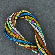 Mini-ematite rocailles tubi mm.3x1.90 Labrador x cm.40