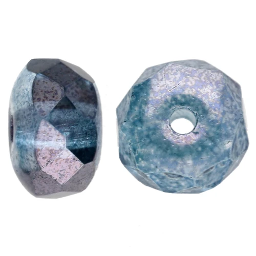 Ciambelle 7x4 mm Cristallo Baby Blue Luster x25