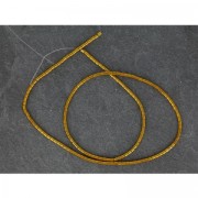 Mini-ematite rocailles tubi mm.2.2x2 Golden x cm.40