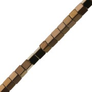 Mini cubetti di ematite mm.2.2 Light Copper x cm.40|raw }}