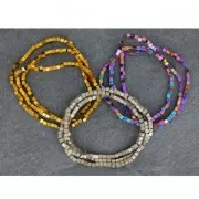 Mini cubetti di ematite 2,2 mm Iris x40 cm