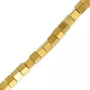 Mini cubetti di ematite mm.2 Dorado x cm.40