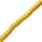 Mini-ematiti separatori mm.3.3 Dorato x cm.40