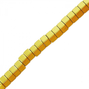 Mini-ematiti separatori mm.3.3 Dorato x cm.40