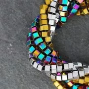 Mini-ematiti separatori mm.3.3 Dorato x cm.40