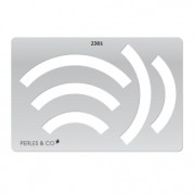 Placce per pasta polimerica 152x100 mm motifs Arcs|raw }}