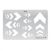 Placce per pasta polimerica 152x100 mm motifs Chevrons|raw }}