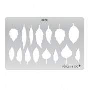 Modello rigido per pasta polimerica 152x100 mm Foglie