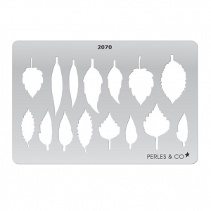 Modello rigido per pasta polimerica 152x100 mm Foglie