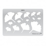 Modello rigido per pasta polimerica 152x100 mm Foglie di Ginkgo|raw }}