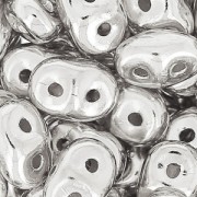 SuperDuo 2,5x5 mm - Placcato argento x5 g