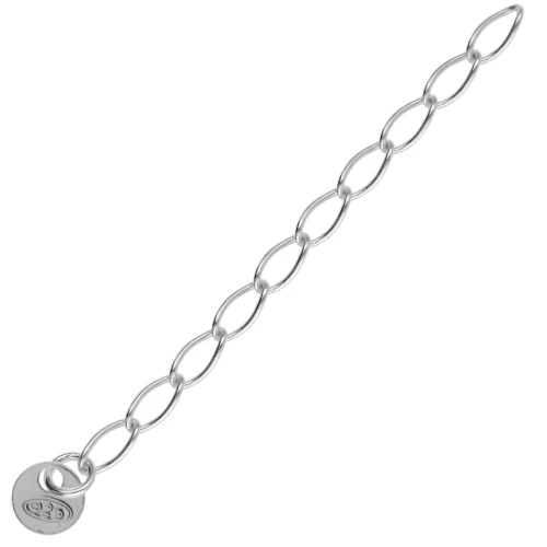 Rombo Sequin Chainmail 55 mm - Argento 925 x1