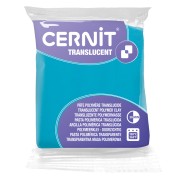 Pasta Cernit traslucida - Blu turchese (n. 280) x 56 g