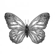 Timbri supporto di legno Flamingo 5 x 3.5 cm Farfalla  2 x1