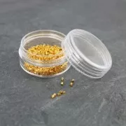 Scatolina rotonda 39 mm Trasparente x1