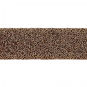 Laccetto doppio in cuoio effetto scamosciato iridato 10 mm Marrone 50cm