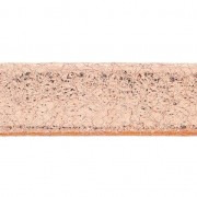 Laccetto cuoio effetto scamosciato metalizzato screpolato 10 mm Pink Gold x 50cm