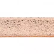 Laccetto cuoio effetto scamosciato metalizzato screpolato 10 mm Pink Gold x 50cm