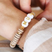 Perla in ceramica 8,5 mm Grigio bluastro opaco x20