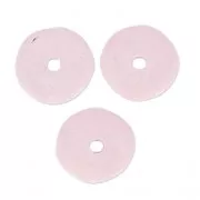 Perla in ceramica Heishi 8,5 mm Light Mauve mat x20